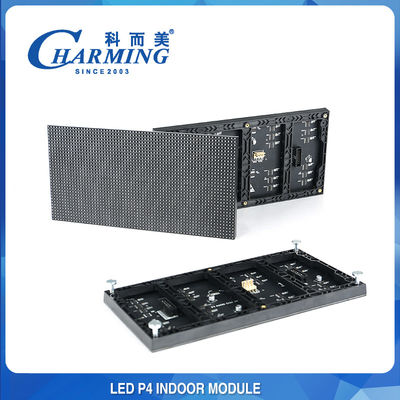 Novo design P4 Rgb Led Panel 256x128mm Indoor Background Led Module 3840Hz Lossless Image Quality Digital Display Screen Para Esquema de vídeo da igreja