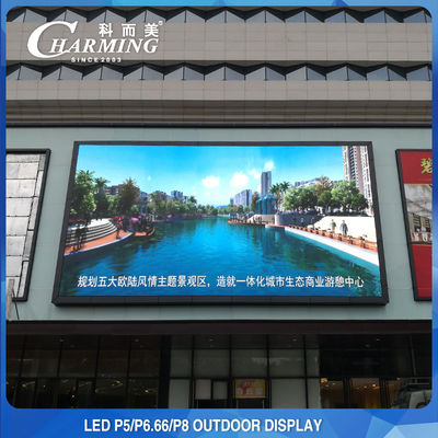 Exibição de parede LED multicena P5 P8 para exterior 1920HZ-3840HZ
