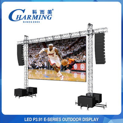 Palco interno P3.91 Aluguel de display de parede de vídeo LED 1920HZ-3840HZ