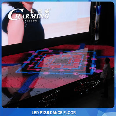 Aluguel de pista de dança com LED iluminado de 200 W P12.5 para palco de casamento