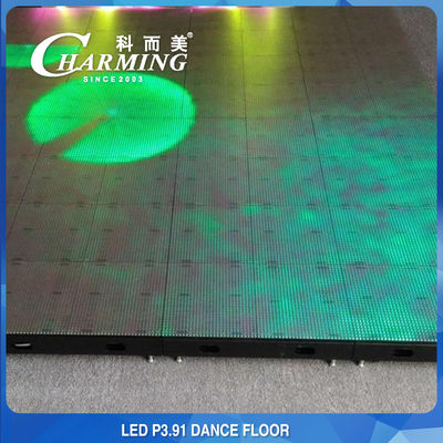 P3.91 Piso de dança LED Piso de vídeo para aluguer Exposição de casamento