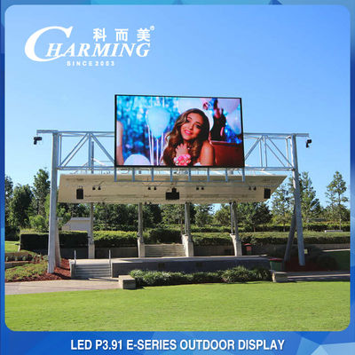 Tela LED de vídeo para shows ao ar livre 200 W P3.91 multiuso durável
