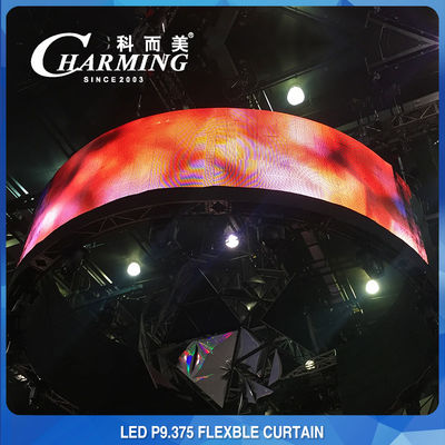 Tela LED flexível fina SMD3528 135 W, tela de vídeo LED flexível ultrafina