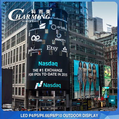 P5 P8 Display de parede de LED outdoor outdoor à prova d'água 1200 W