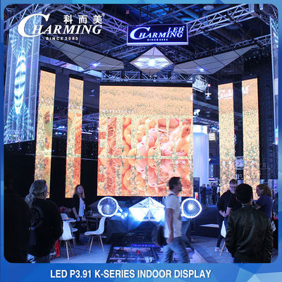 Venda quente LED P3.91 P4.81 aluguel de LED ao ar livre tela de parede de vídeo de fundo de palco