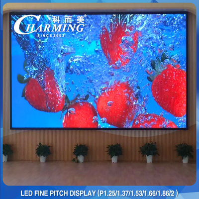 Tela LED IP42 de densidade fina de pixels durável para sala de reuniões