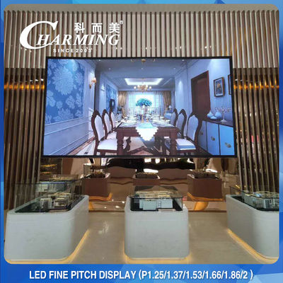Tela de LED SMD1515 IP42 para sala de conferência, parede de LED de liga de alumínio 200 W HD