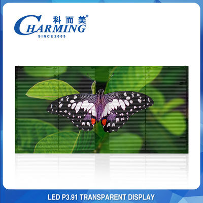 SMD2020 Display de entretenimento LED de parede de vídeo LED transparente e flexível