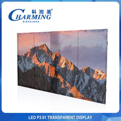 1920Hz Transparente LED Screen P3.91 LED Video Screen Ecrã de parede para Shopping Mall