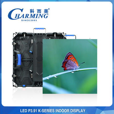 Indoor P3.91 Ponto de fundo LED Video Wall Splicing Seamless Aluguel LED Display