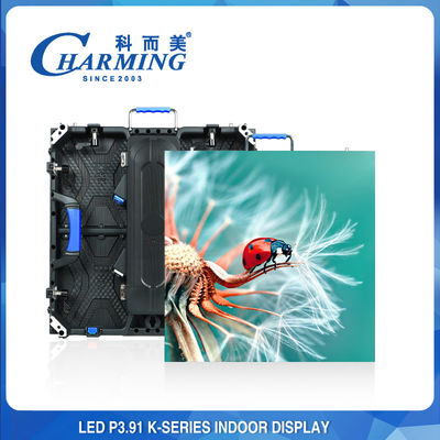 Indoor P3.91 Ponto de fundo LED Video Wall Splicing Seamless Aluguel LED Display