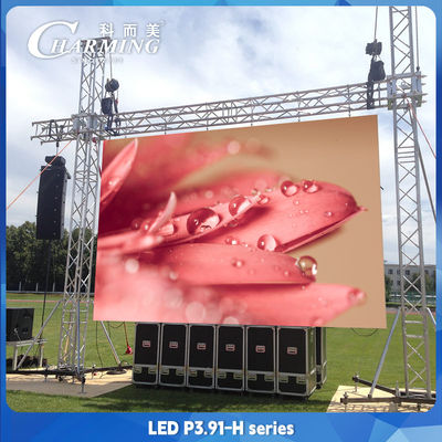 Display LED de aluguer da série H P3.91 500*1000mm IP65 Digital