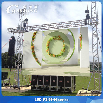 P3.91 P2.98 Novastar 4K Waterproof LED Wall Screen Aluguer 500*500mm
