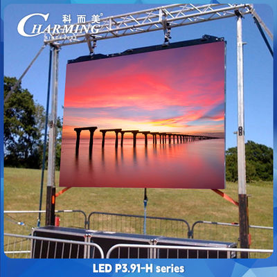 16 Bit P3.91 Outdoor Rental LED Video Wall Display IP65 H série SMD1921