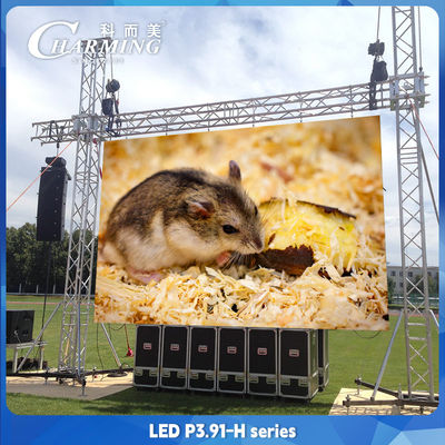 4500CD/m2 P3.91 Locação LED Display 500*1000mm IP65 Digital