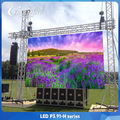 4500CD/m2 P3.91 Locação LED Display 500*1000mm IP65 Digital