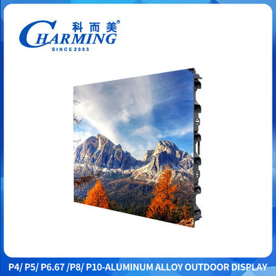 Video Wall LED Outdoor P4 P5 P6.66 5500nits À Prova D'Água IP65 Liga de Magnésio para Sinalização de Outdoors Digitais