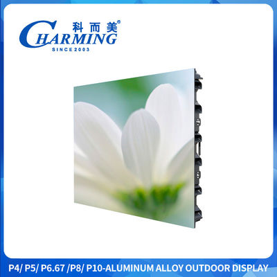 Ecrã de publicidade LED exterior sem costura P4 de 960x960 mm