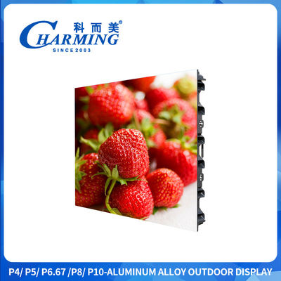 16-Bit Alto Nível Cinzento Exterior P4 Led Display Screen Ângulo de Visão Ultra Largo Com Ligação de Zinco Quick Lock