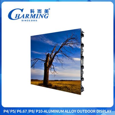P4 P6 P8 Publicidade Externa Ip65 Led Screen Com 3840Hz