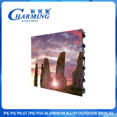 P4 P6 P8 Publicidade Externa Ip65 Led Screen Com 3840Hz