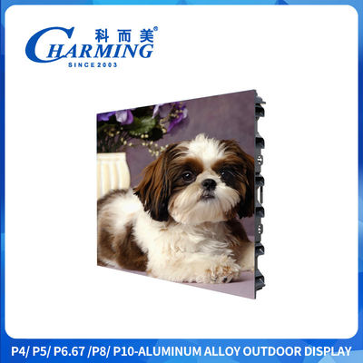 Peso 38kg P4 espessuras 960x960 128mm Escrã LED Exterior Com Bloqueio Impermeável