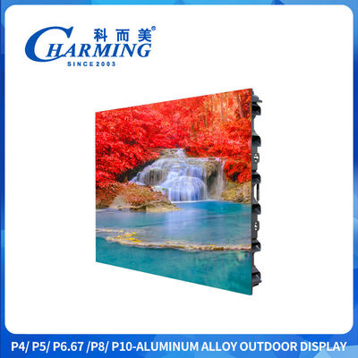 SMD2525 Kinetic Led Screen P4 Street Montado 960x960mm Led Display Screen Com 100000 Horas de Vida