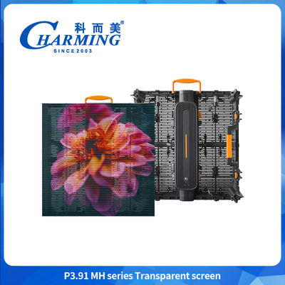 Full Color P3.91 Transparente Exterior LED Display HD Transparente LED Display Screen Para publicidade