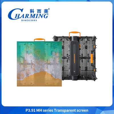 Shopping Mall 3.91mm Hd Screen Transparente LED impermeável Parede de vídeo para publicidade