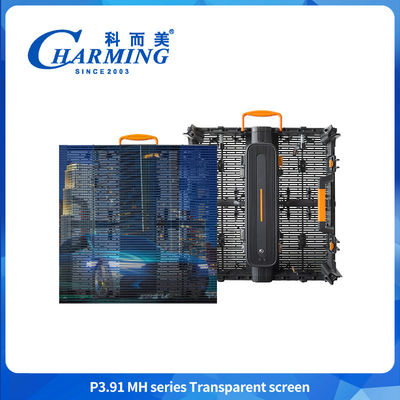 Full Color P3.91 Transparente Exterior LED Display HD Transparente LED Display Screen Para publicidade
