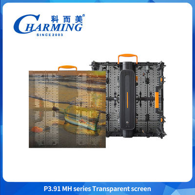P3.91 MH Outdoor Flexível Publicidade LED Transparente Film Screen Vidro Video Mural Claros Super Thin LED Film Display LED