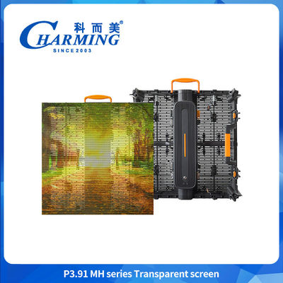 P3.91 Ecrã LED Full Colour500*500mm Alumínio leve Transparente LED