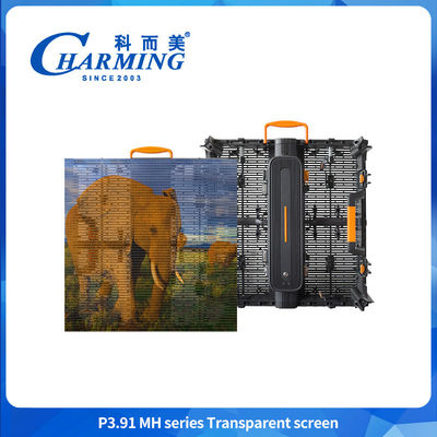 P3.91 MH Outdoor Flexível Publicidade LED Transparente Film Screen Vidro Video Mural Claros Super Thin LED Film Display LED