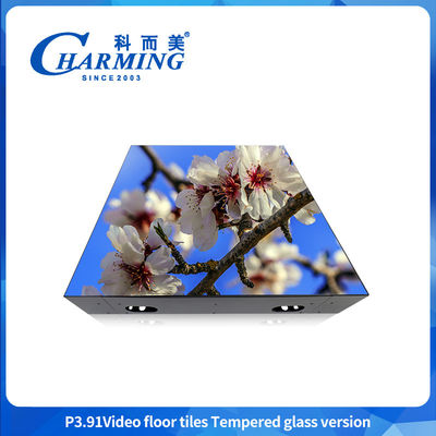 TOP Hotsale Dj Disco Panel Tile Vidro endurecido Iluminação 3d Led Piso de Dança Vídeo Luz à prova d'água