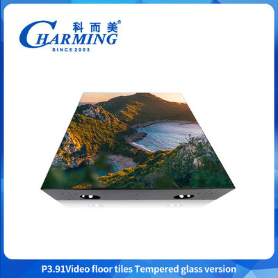 Piso de dança vidro temperado vídeo festa de casamento luz pixel led 3d Led piso de dança