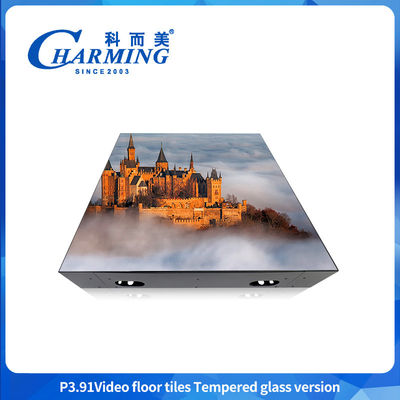 P3.91 Ecrã de azulejos de piso com LED 34x34