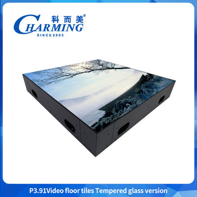Profissional China Indoor SMD1921 Impotente Espelho de Vidro 3D LED Display Piso de Dança Digital Signage LED Video Tiles Piso Para Eventos