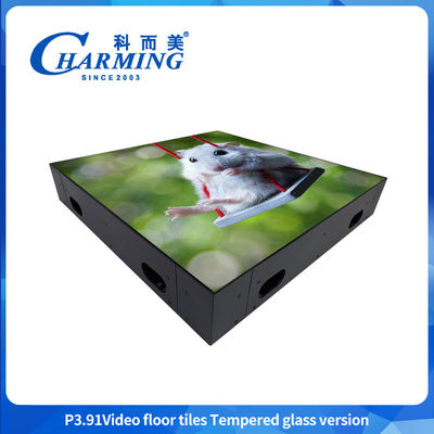 Custom Interior e Exterior Ultra Thin Glass Gob Cover Frame de Ferro Palco Interativo Painel Digital Video Parede de Dança LED Screen