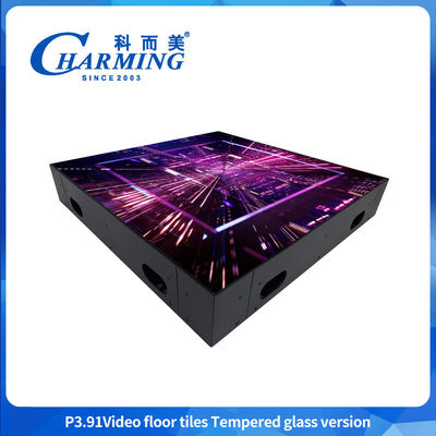 500*500mm Mobile DJ Stage Video Floor Tile Screen 3D LED Screen Interior e Exterior Para Clube de Bares de Casamentos