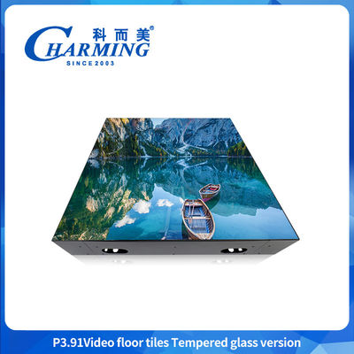 P3.9 Chapas de piso de dança LED de alta resolução 500*500 mm com boa dissipação de calor