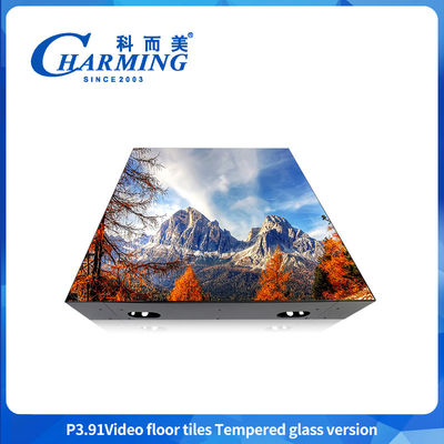 Produtor de equipamentos de palco da China GOB Craft Glass Video Stage Led Dance Floor 3840Hz Stand Portable Dance Floors LED Display