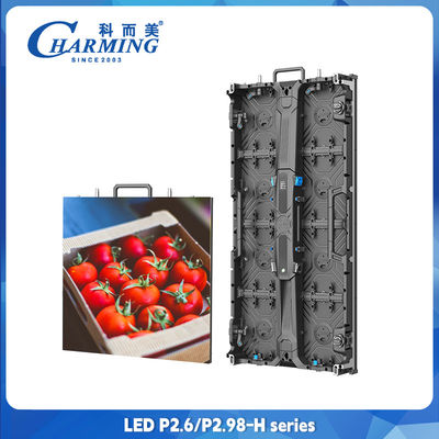 HD TV grande tela LED sem costura cartaz P2.6 P2.98 Exibição de painel de vídeo LED exterior
