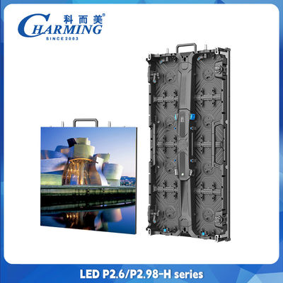 HD TV grande tela LED sem costura cartaz P2.6 P2.98 Exibição de painel de vídeo LED exterior