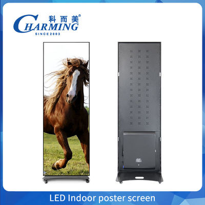 Novo design P1.8 P2 P2.5 LED Vídeo Pôster Exposição Interior LED Espelho Pôster Publicidade Ecrã
