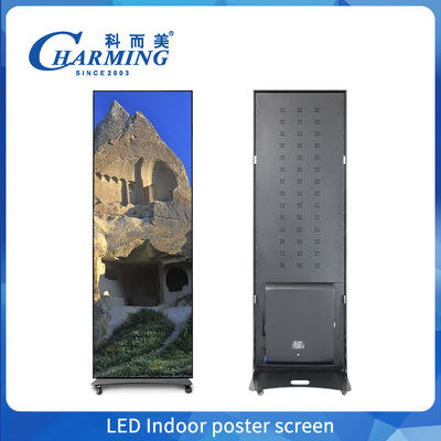 Display LED de aluguel de alto brilho Full Indoor Poster Screen P1.86 P2 P2.5 Display de aluguel de LED flexível