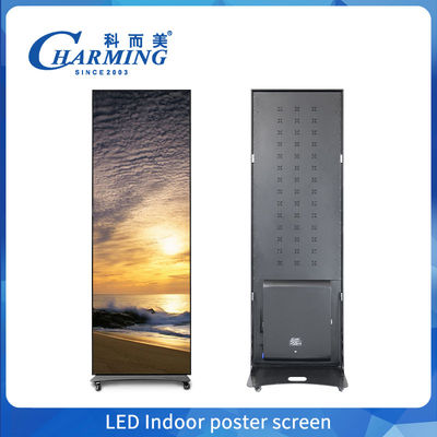 P1.86-P2.5 Móvel Anúncio Digital Indoor Led Poster Display Led Video Wall