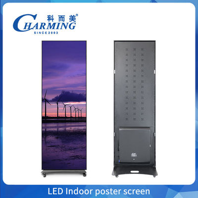 Póster de LED a cores inteiras em interiores P1.86 Piso Digital Póster LED