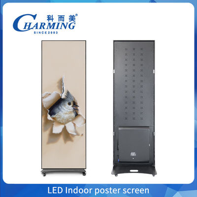 Ecrã de cartaz LED de sinalização digital P2.5 P2 P1.86 Ecrã de reprodução de vídeo LED de parede em cores completas