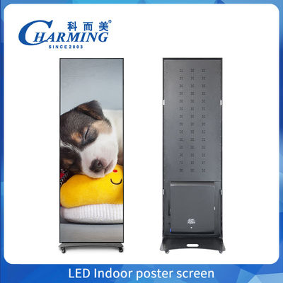 Comercial Portátil Shopping Mall LED Screen P2.5 Poster digital frontal de sinalização Serviço LED tela de exibição