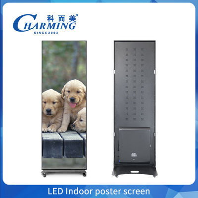 Caixa de iluminação retangular de 640mm*1920mm com estrutura de alumínio acrílico e materiais de vidro